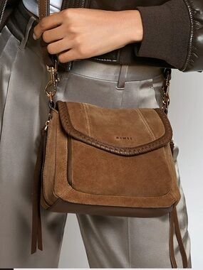 Aimee Kestenberg All For Love Mini Crossbody in the Coffee Suede